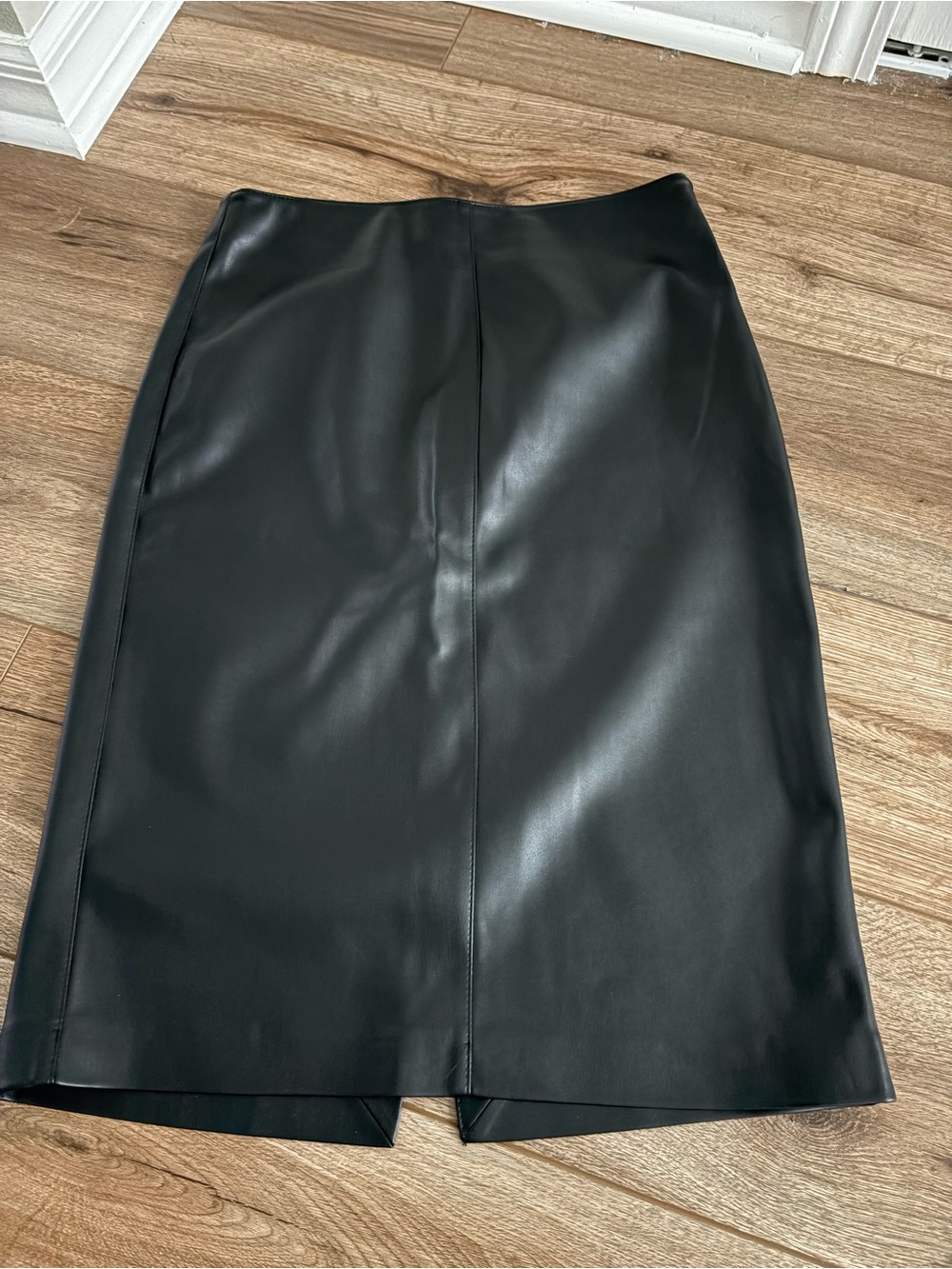 Mango Leather Skirt